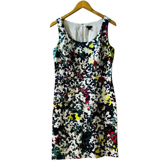 Ann Taylor Multicolor Floral Sleeveless Dress Size 6 - Picture 1 of 6